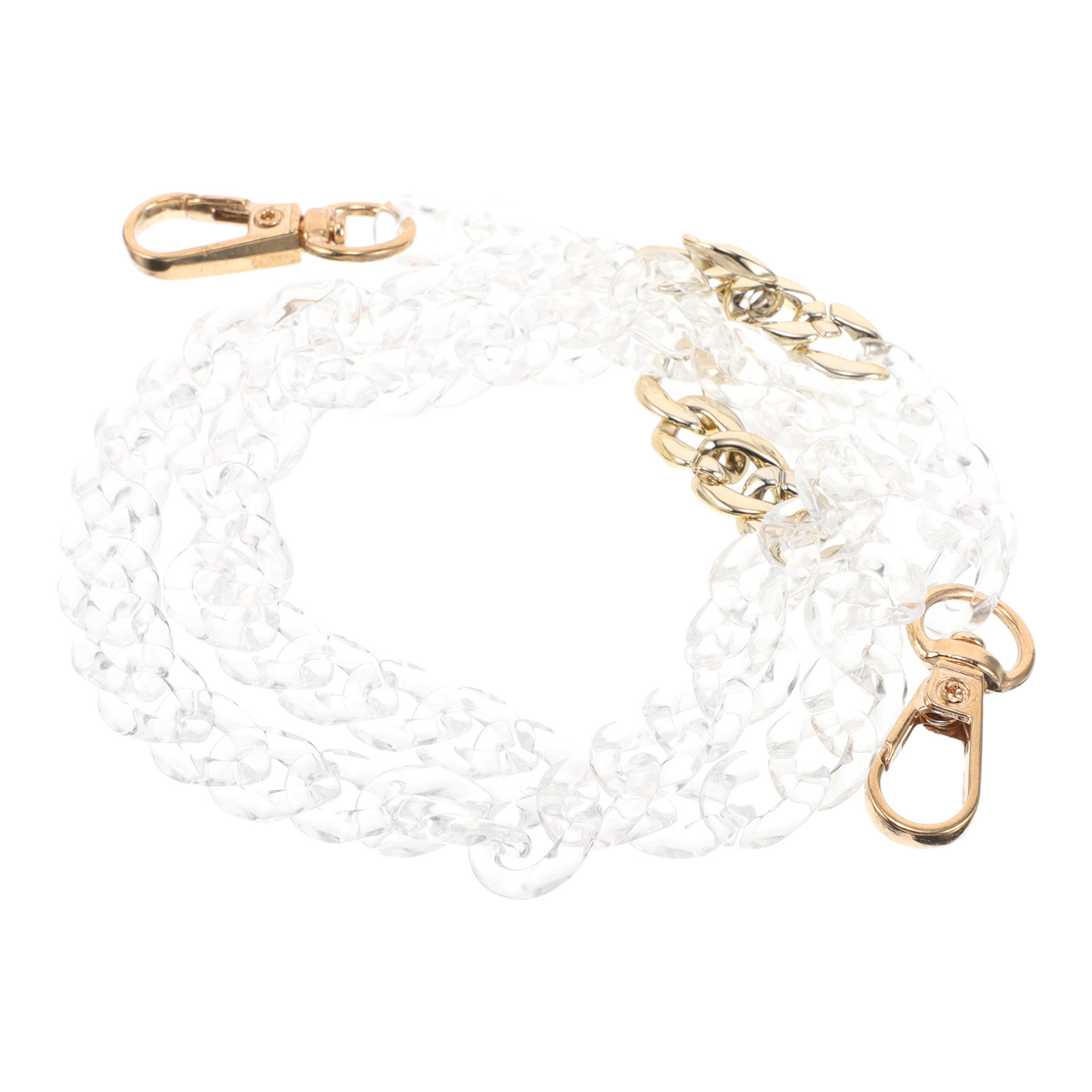 Mask Chain Holder - Acrylic Resin Transparent Eyeglasses Chain for