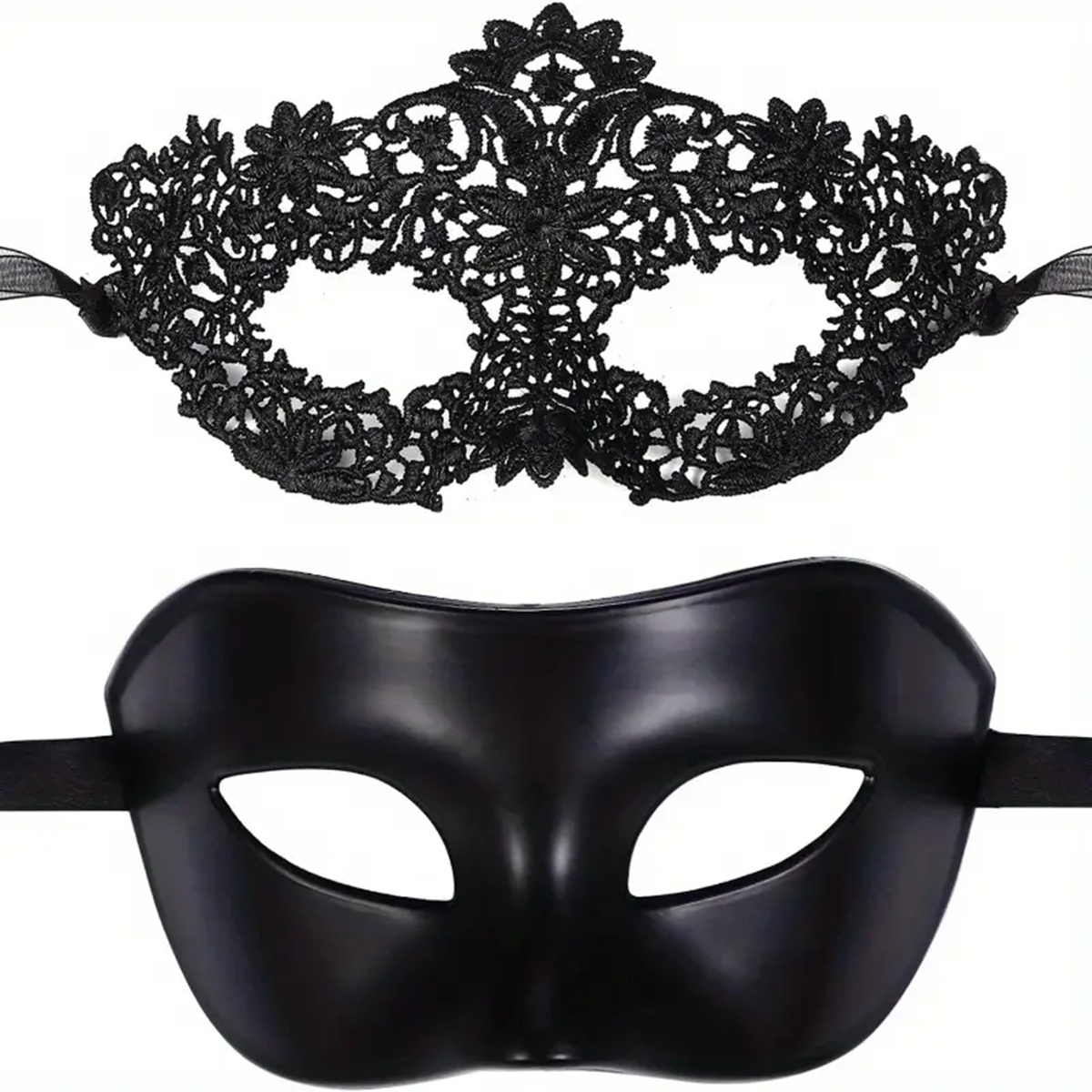 2pcs Hot New Sexy Black Lace M - Black Face Mask Pack reseña y precio