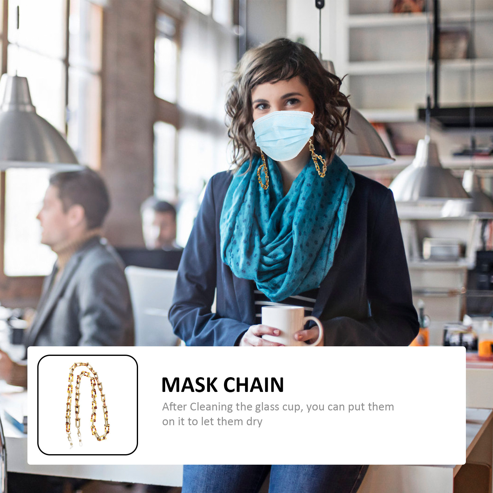 Premium Horsehoof Resin Mask C - Mask Chain Holder reseña y precio