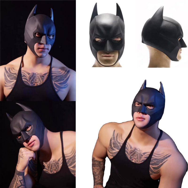 Halloween Black Bat Mask Super - Respirator Half Face reseña y precio