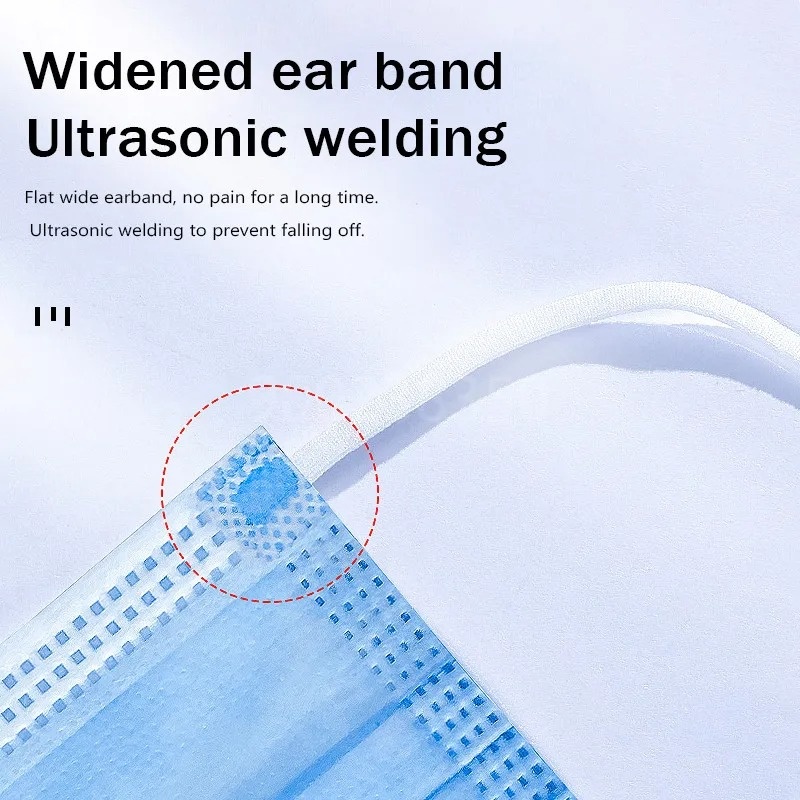 50-500pcs Disposable Adults in - Disposable Mask Blue reseña y precio