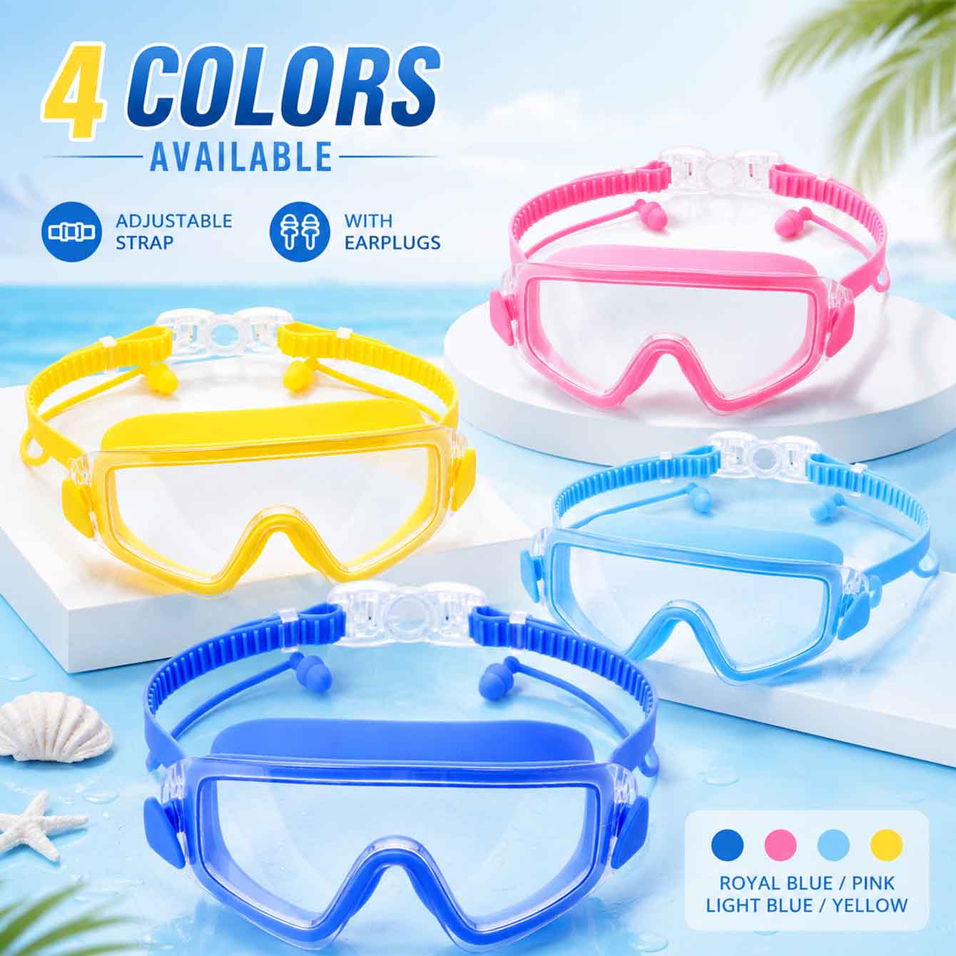1PC Swim Goggles Snorkel Divin - Anti Pollution Mask reseña y precio