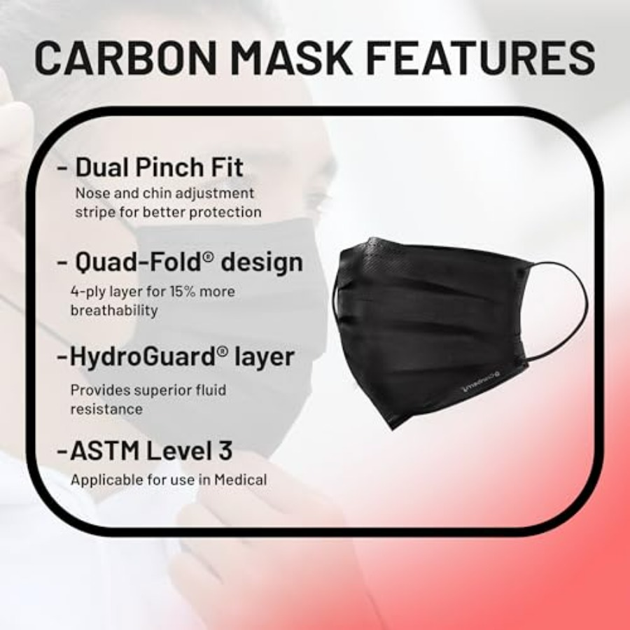 Cranberry USA Carbon Black Fac - Black Face Mask Pack reseña y precio