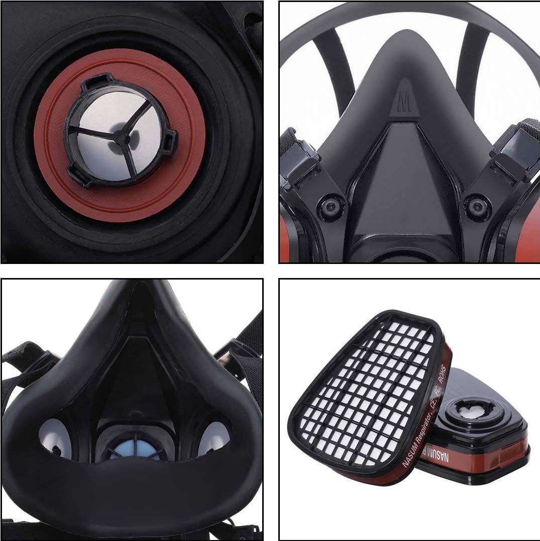Dust Gas Mask Anti-fog Safety  - Dust Mask Construction reseña y precio