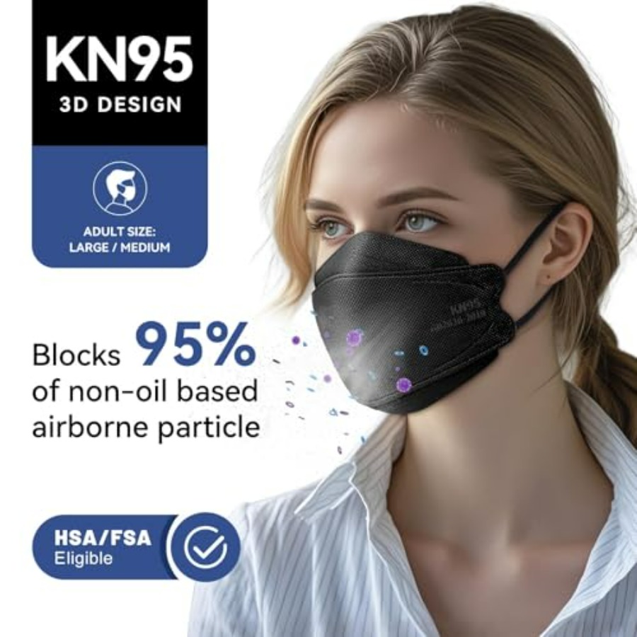 KN95 Face Mask Disposable Adul - Kn95 Respirator Mask reseña y precio