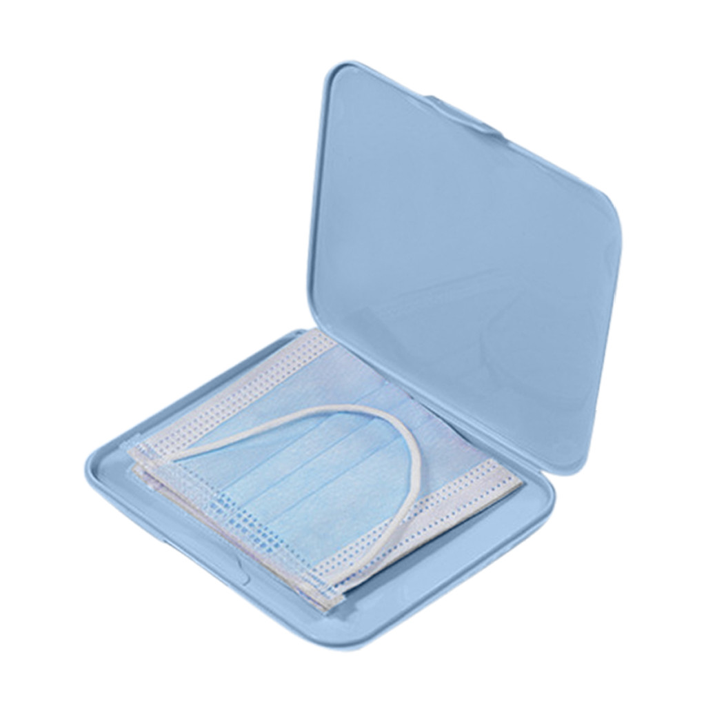 Pink Mask Cover Green Box Mask - Face Mask Storage Box reseña y precio