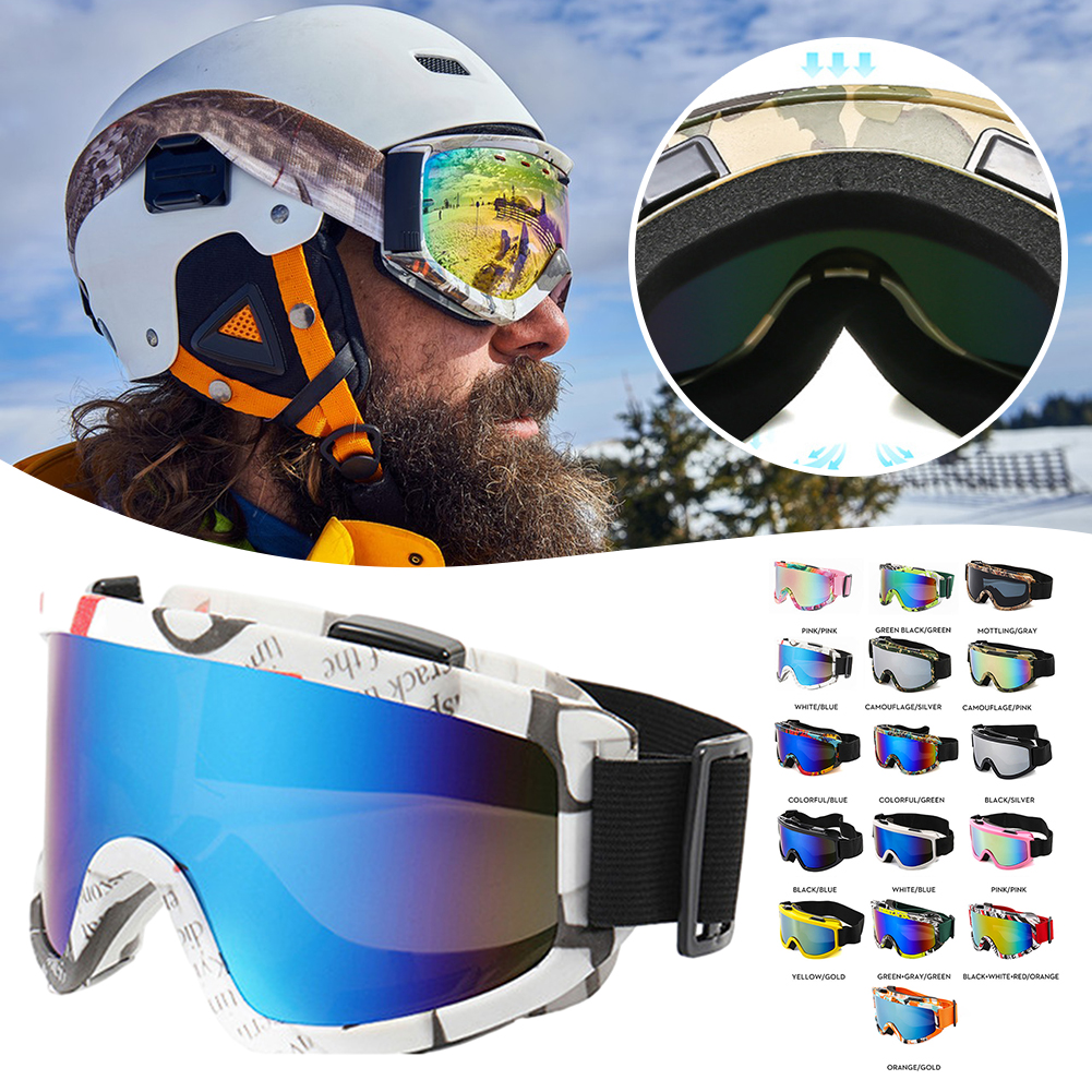 Anti-Fog Ski Goggles Motorcycl - Anti Pollution Mask reseña y precio