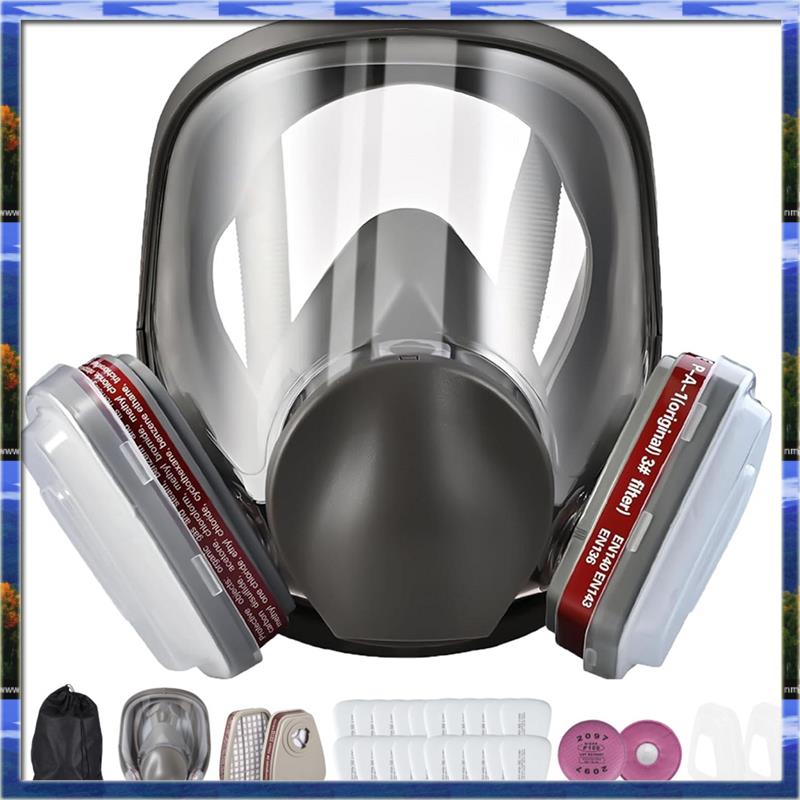LJL Reusable Full Face Respira - Dust Mask Construction reseña y precio