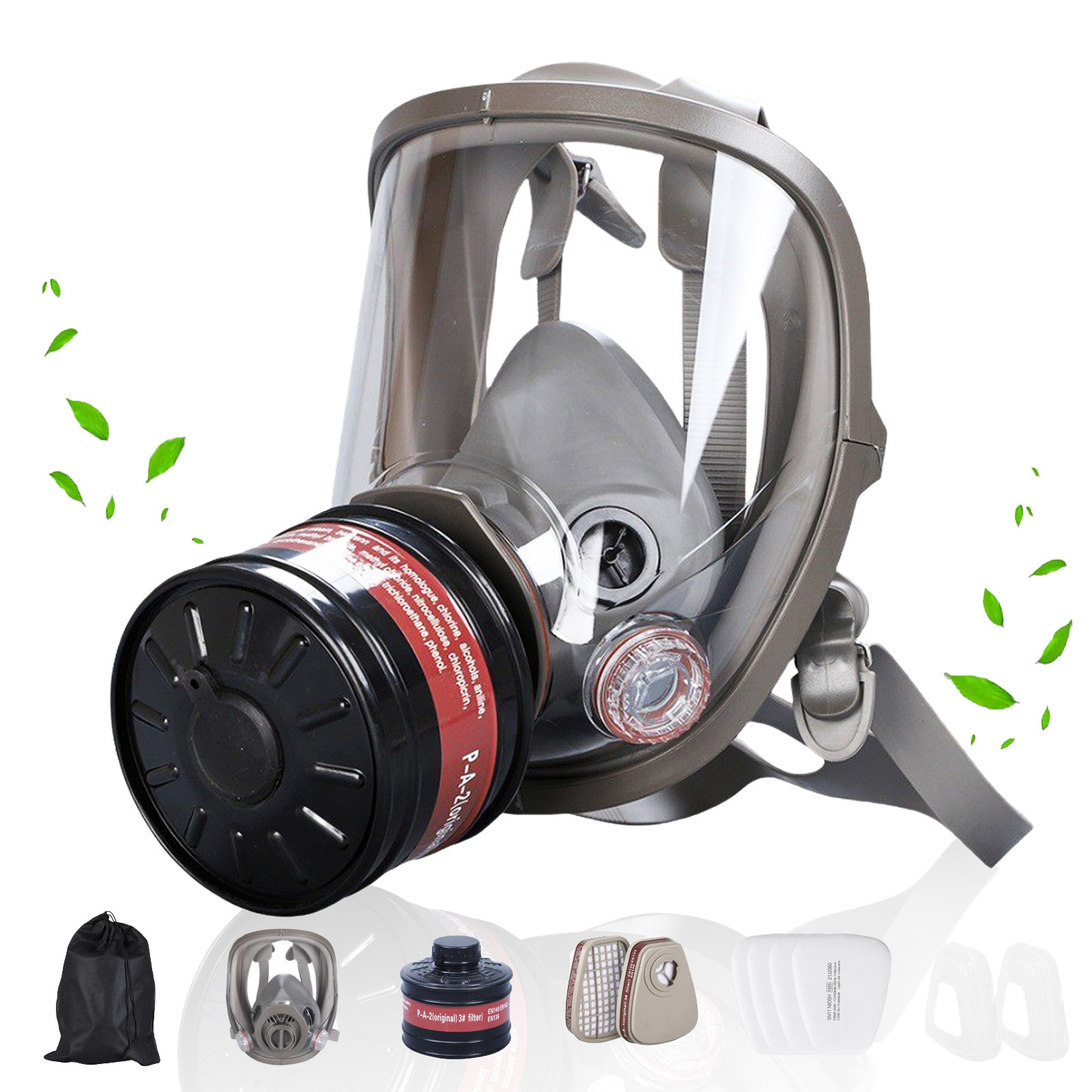 Full Face Gas Masks Survival C - Dust Mask Construction reseña y precio