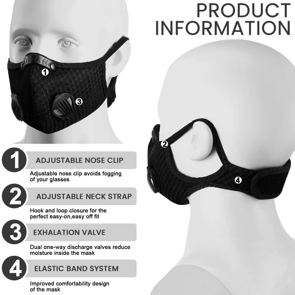 Breathable Ergonomic Dust Mask - Dust Mask Construction reseña y precio