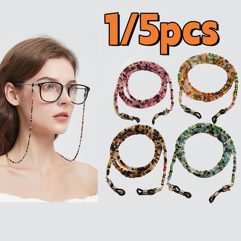 Crystal Glasses Chain For Wome - Mask Chain Holder reseña y precio