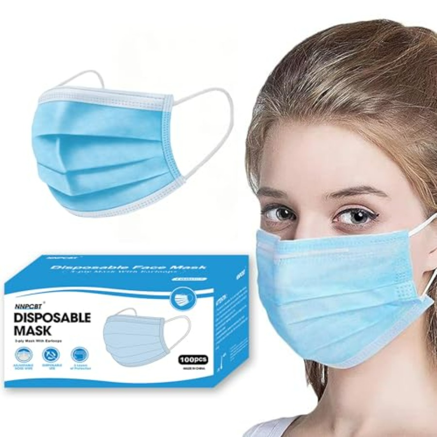 Blue Disposable Face Masks 100 - Disposable Mask Blue reseña y precio