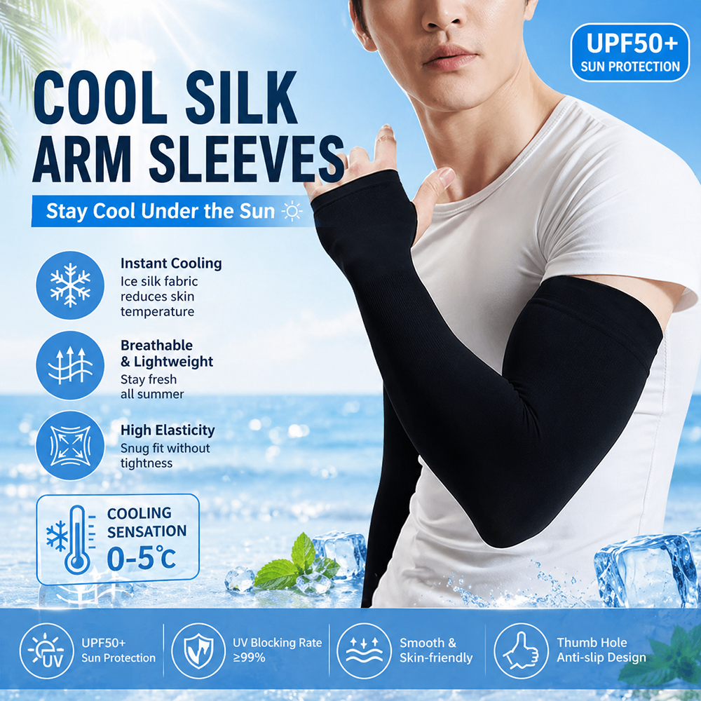 Summer Cooling Ice Silk Arm Sl - Sports Mask Breathable reseña y precio