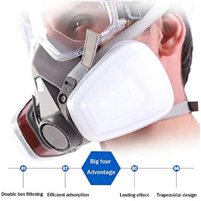6200 Chemical Half Face Dustpr - Dust Mask Construction reseña y precio