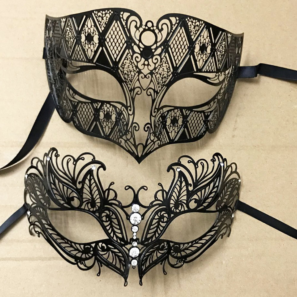 Luxury Silver Men Women Lovers - Black Face Mask Pack reseña y precio