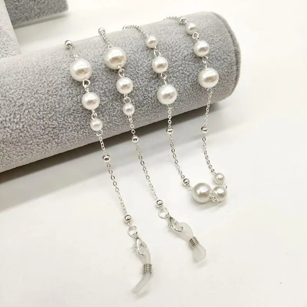 Trendy Pearl Beaded Sunglass C - Mask Lanyard Adjustable reseña y precio