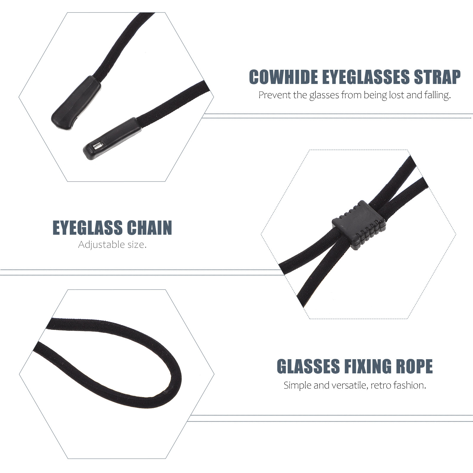 5Pcs Multi-Purpose Eyeglass Ch - Mask Lanyard Adjustable reseña y precio