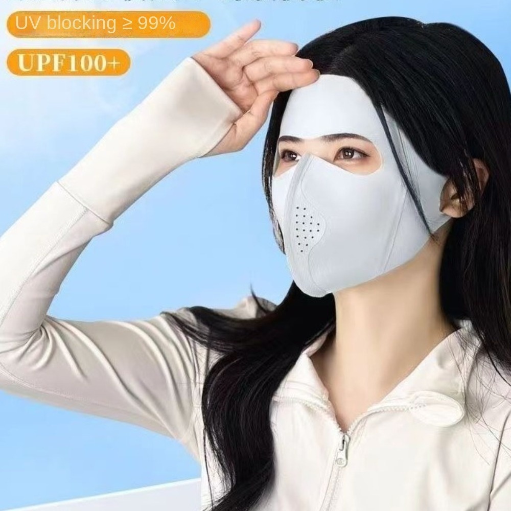 Summer Ice Silk Sunshade Face  - Sports Mask Breathable reseña y precio