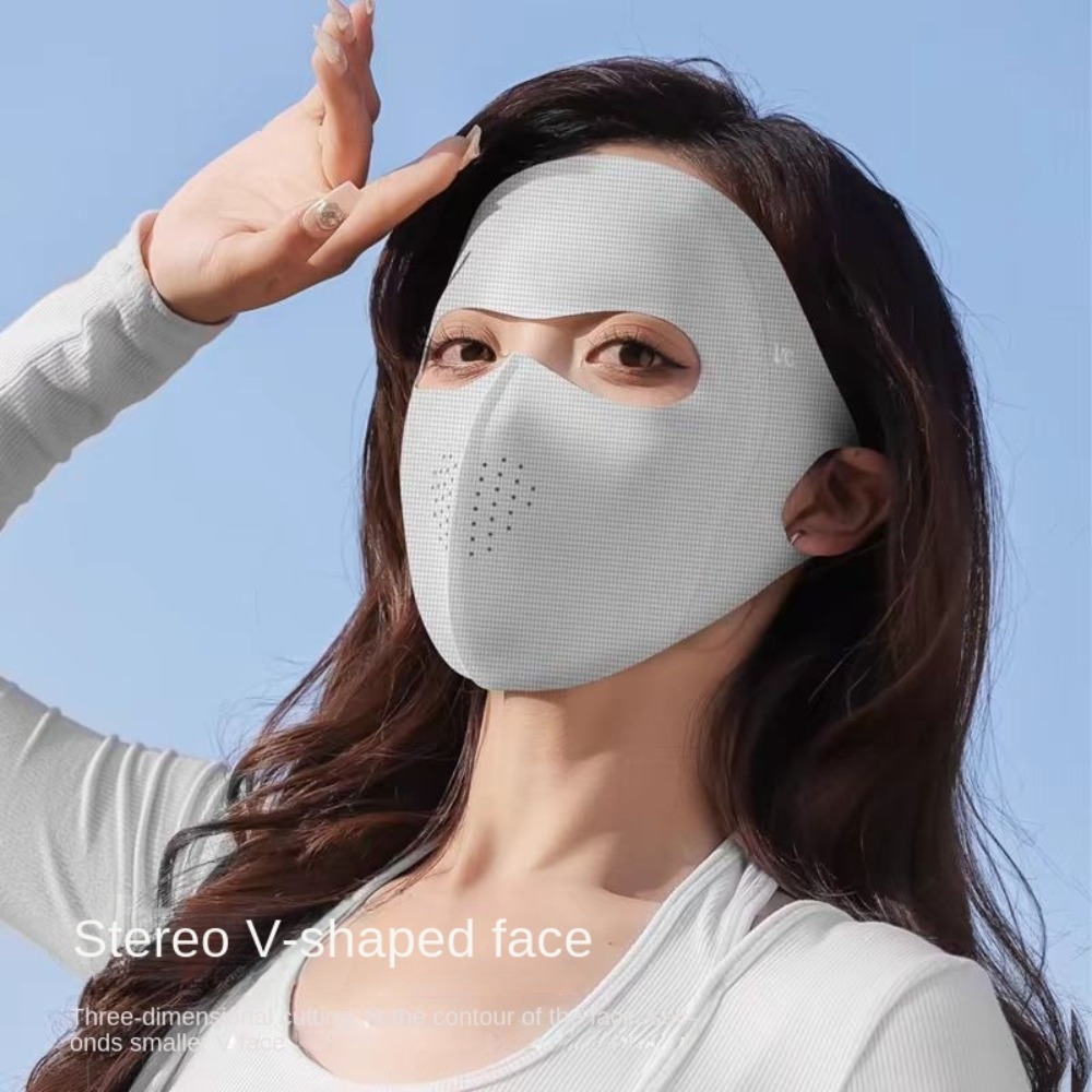 Summer Ice Silk Sunshade Face  - Sports Mask Breathable reseña y precio