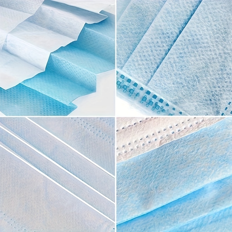 200Pcs Thickened Blue Disposab - Disposable Mask Blue reseña y precio