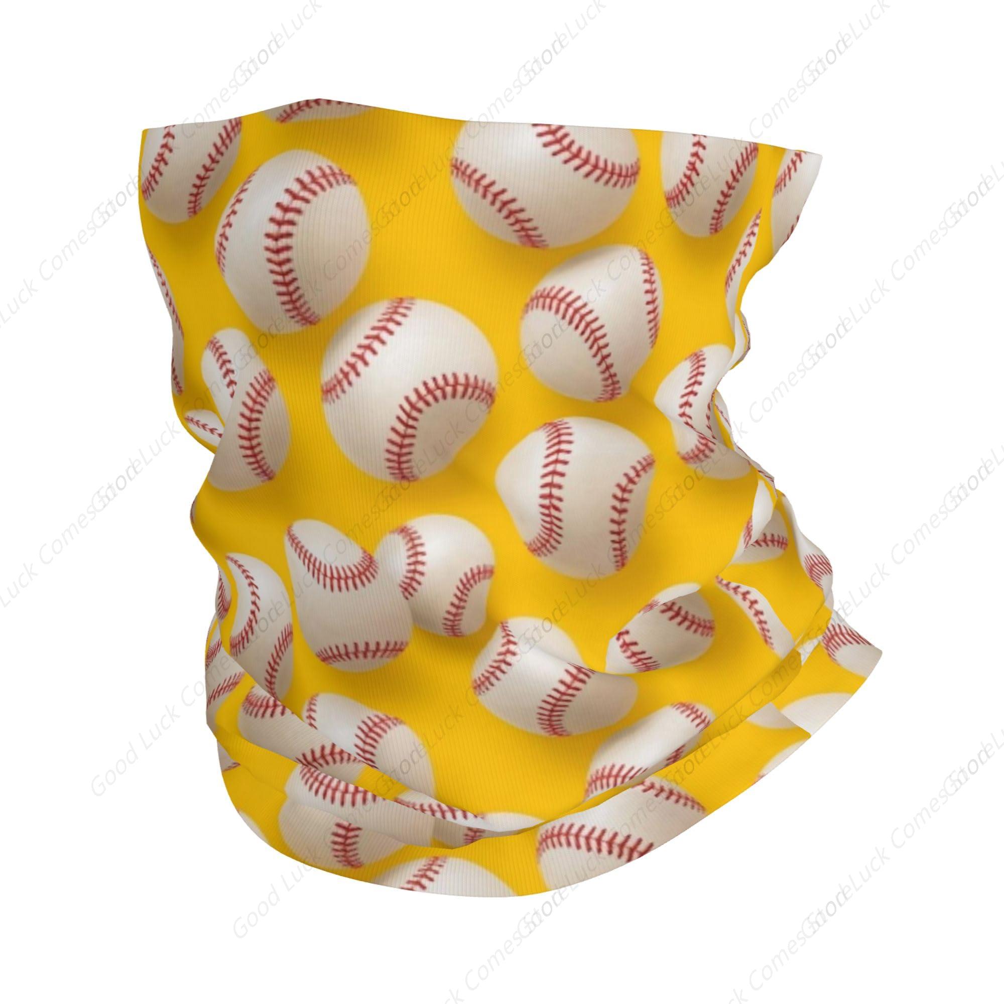 Yellow Softball Neck Gaiter Fa - Neck Gaiter Face Cover reseña y precio