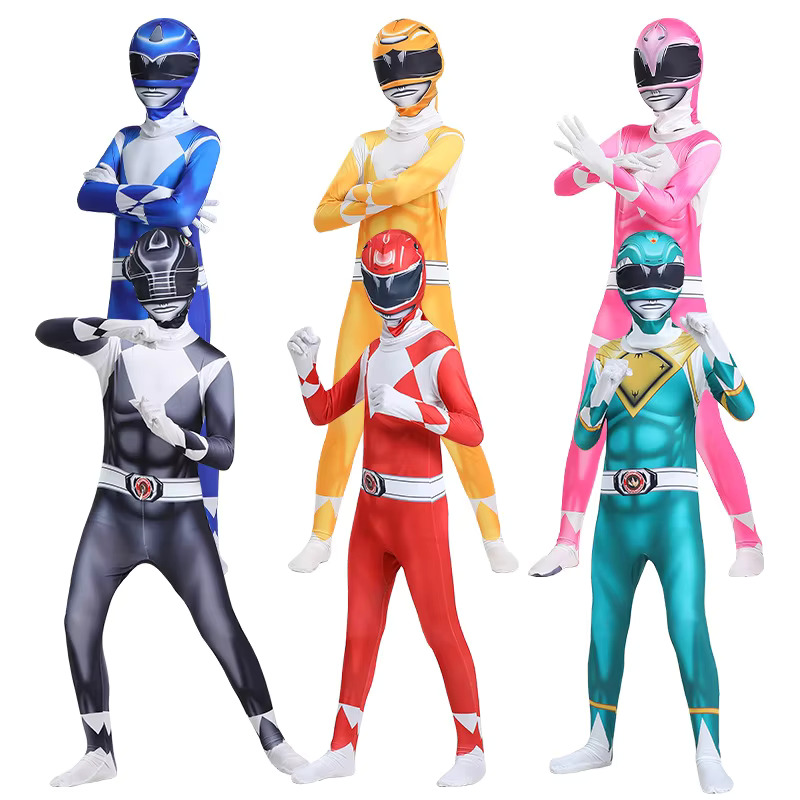 Cosplay Mighty Morphin Power A - Kids Face Mask reseña y precio