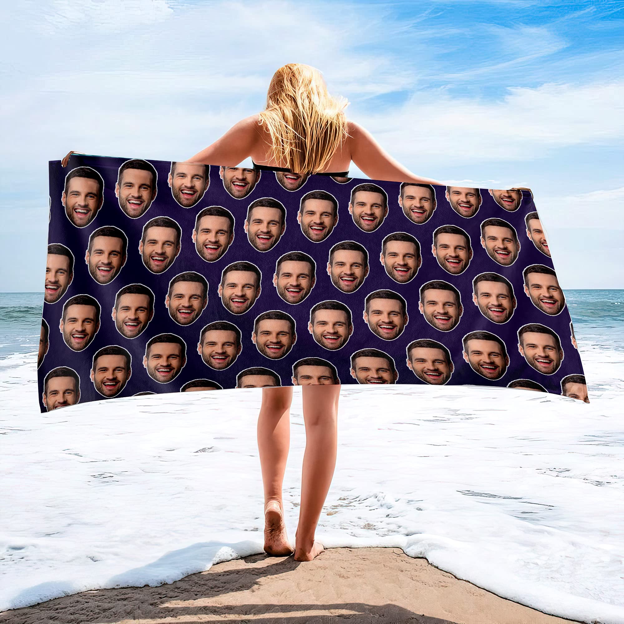 Personalized Beach Towels with - Cloth Face Mask Washable reseña y precio