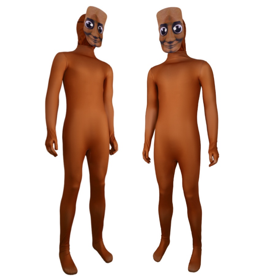 Yellow bodysuit party cosplay  - Kids Face Mask reseña y precio