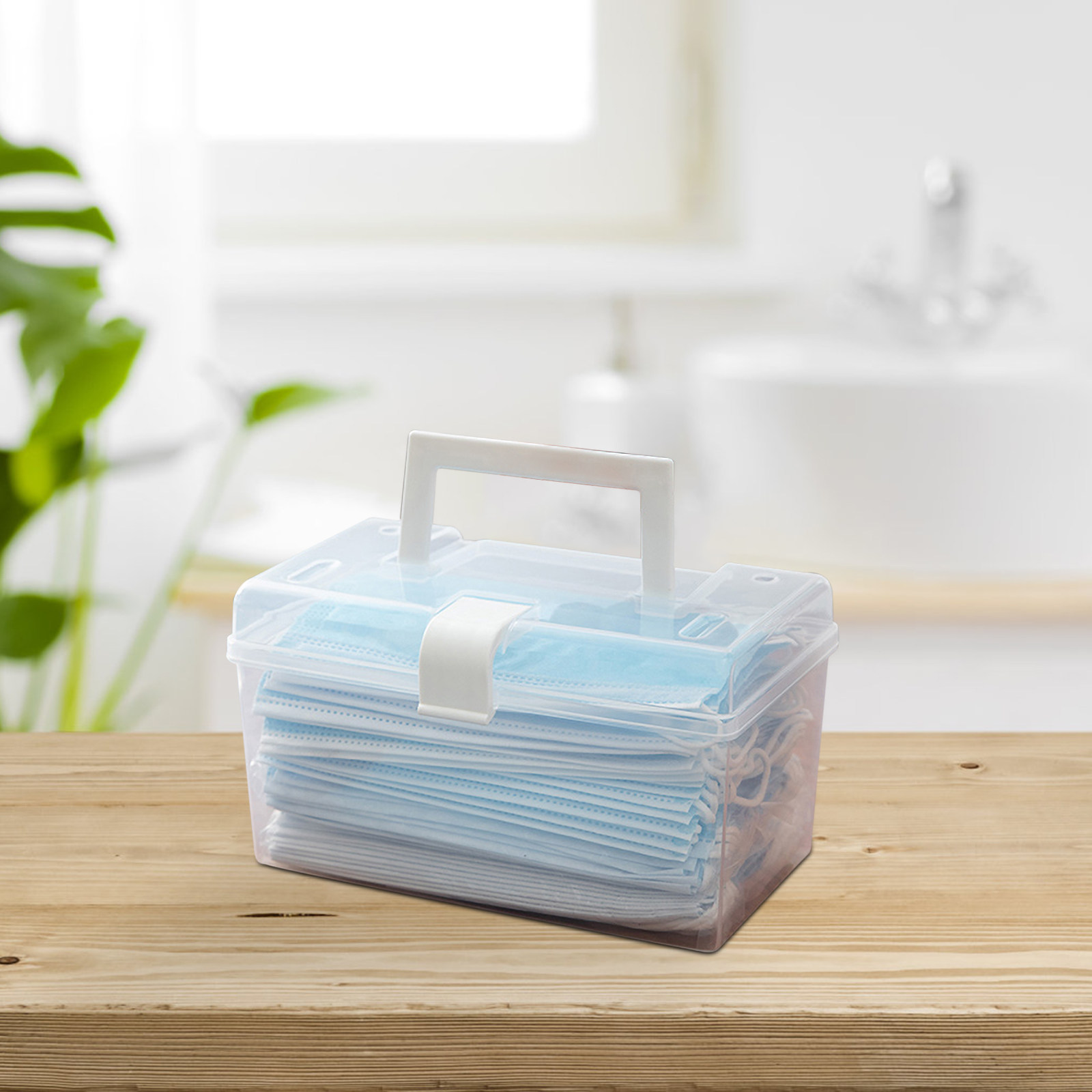 1Pcs Dustproof Mask Storage Bo - Face Mask Storage Box reseña y precio