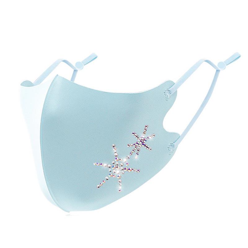 Women's Sparkling Rhinestone F - Cloth Face Mask Washable reseña y precio