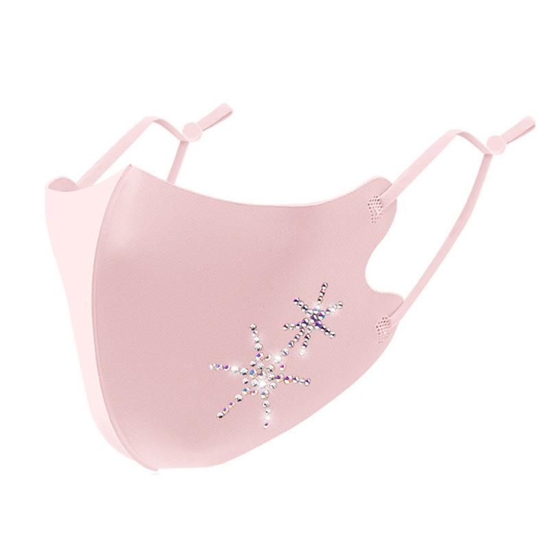 Women's Sparkling Rhinestone F - Cloth Face Mask Washable reseña y precio