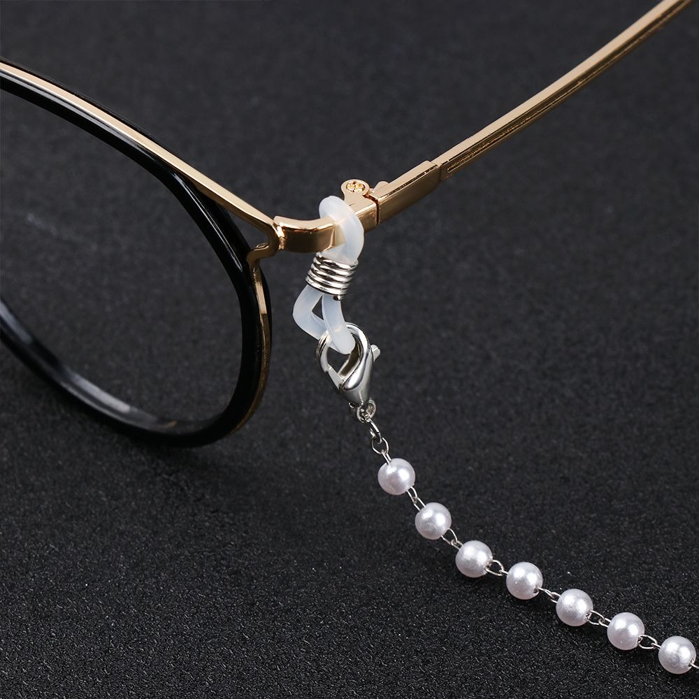 Fashion Flower Beads Eyeglass  - Mask Chain Holder reseña y precio