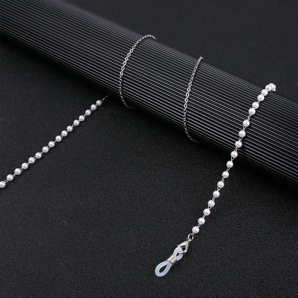 Fashion Flower Beads Eyeglass  - Mask Chain Holder reseña y precio