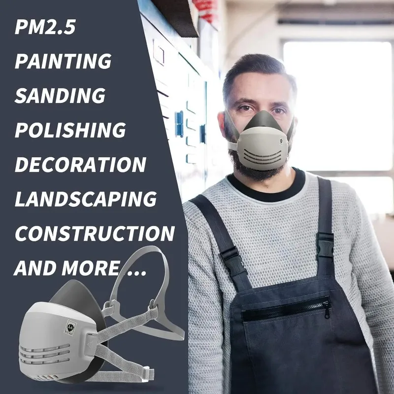 Dust Mask +20pcs Filter Cotton - Dust Mask Construction reseña y precio