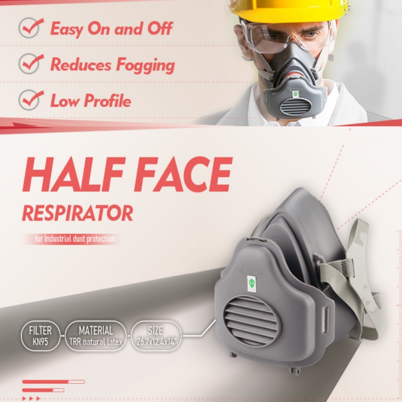 Dust mask, mask protection, in - Dust Mask Construction reseña y precio