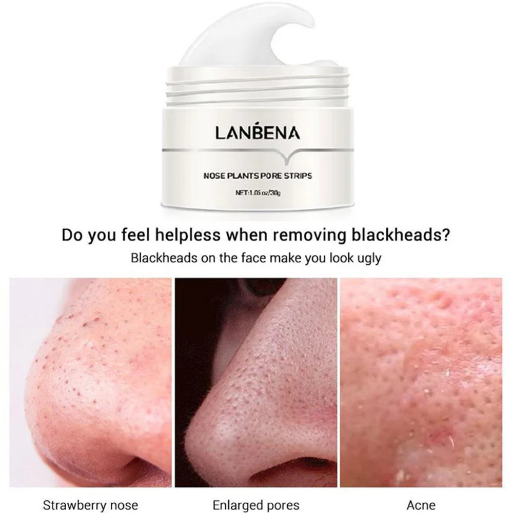 Nose Blackhead Remover Cream P - Black Face Mask Pack reseña y precio