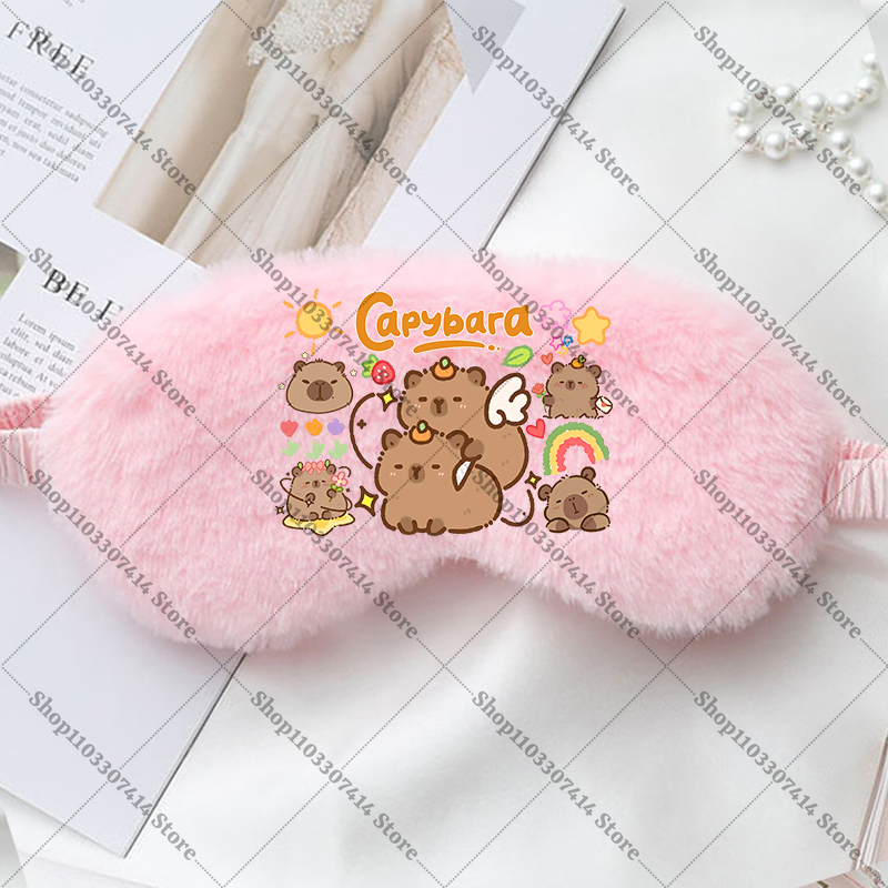 Capybara Girl Cartoon Sleep Ey - Kids Face Mask reseña y precio