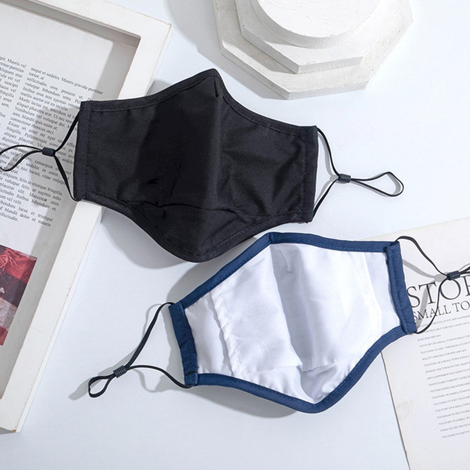 Men and Women Solid Color Faci - Cloth Face Mask Washable reseña y precio