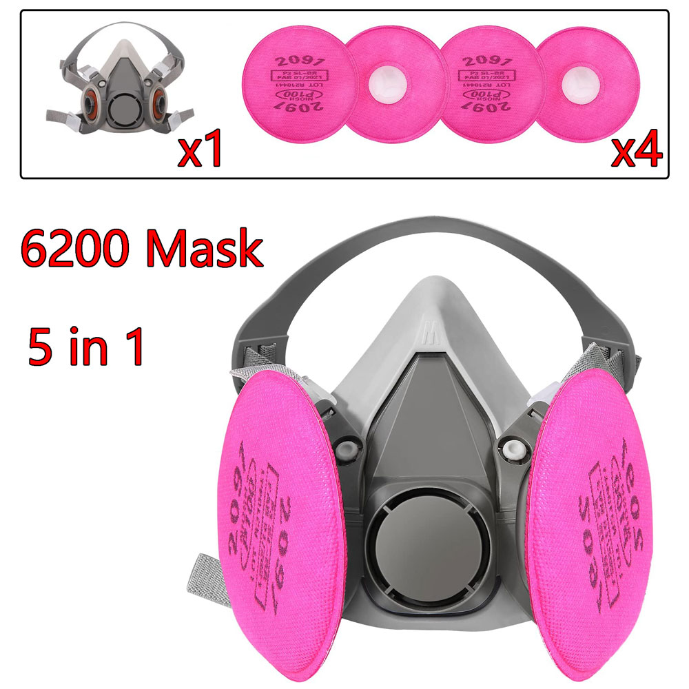 Gas Mask 6200 Set Vehicle Pain - Face Mask Storage Box reseña y precio