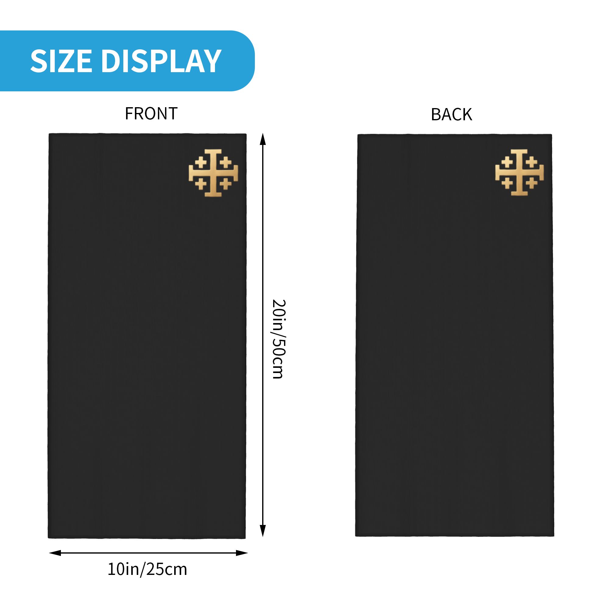 Knight Jerusalem Cross Christi - Neck Gaiter Face Cover reseña y precio