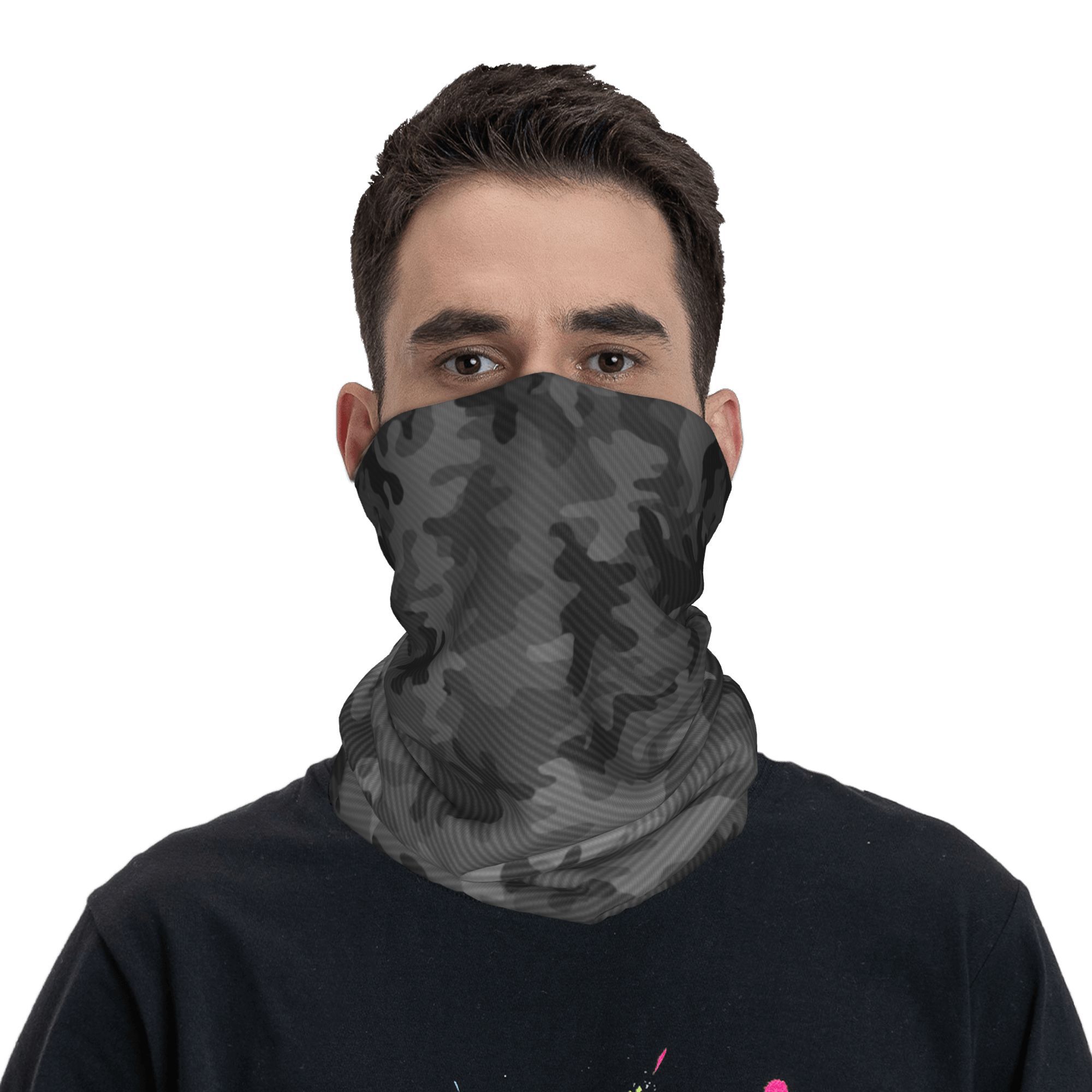 Custom Carbon Camo Bandana Nec - Neck Gaiter Face Cover reseña y precio