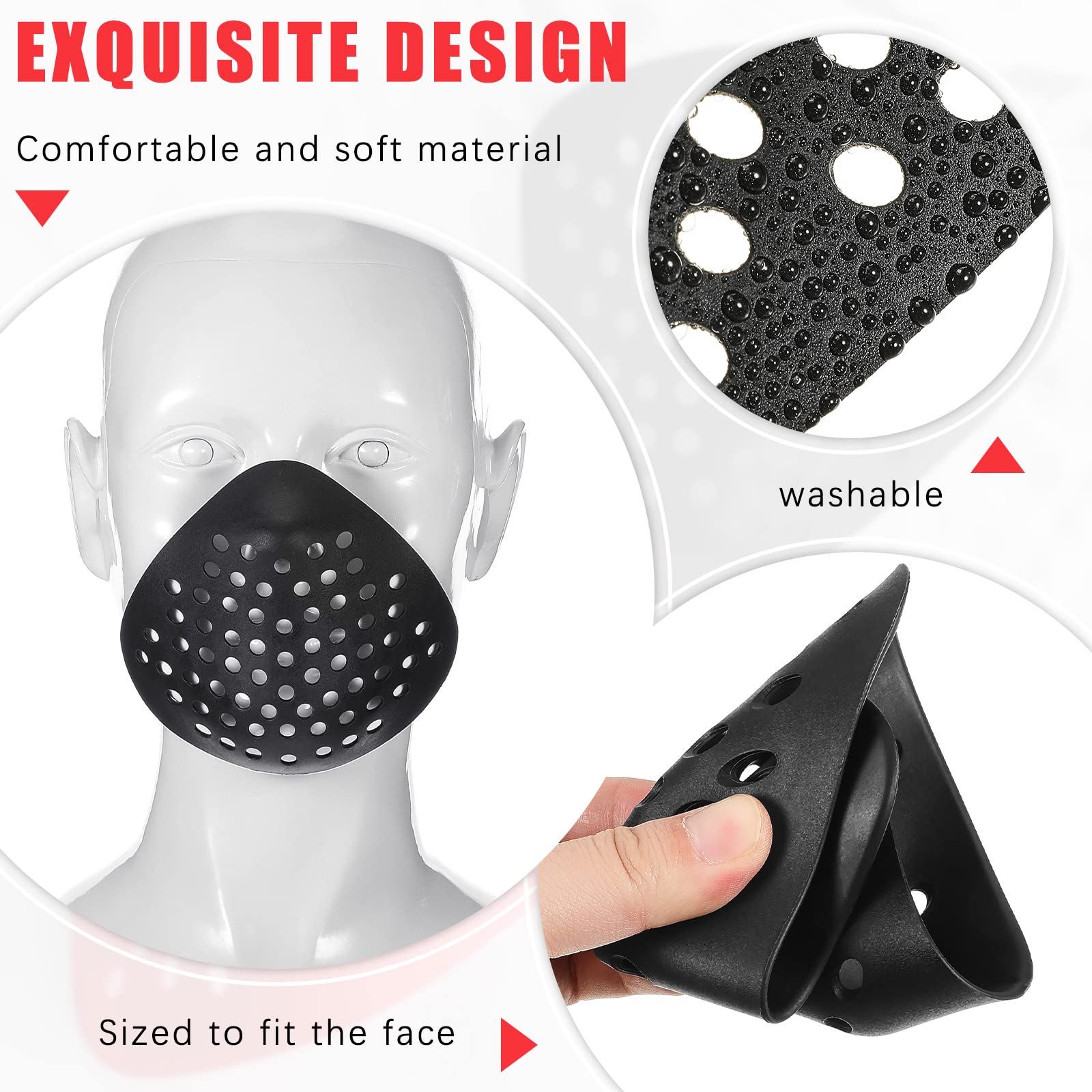 Half Face Bracket Silicone Mas - Silicone Mask Bracket reseña y precio