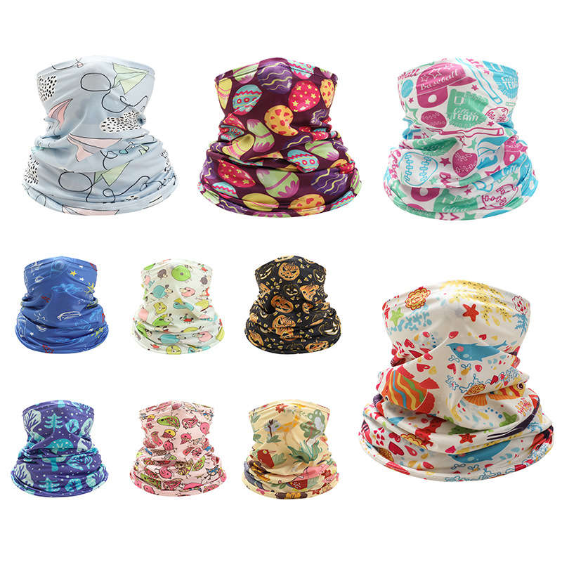 Kids Neck Cover Cute Ice Silk  - Kids Face Mask reseña y precio