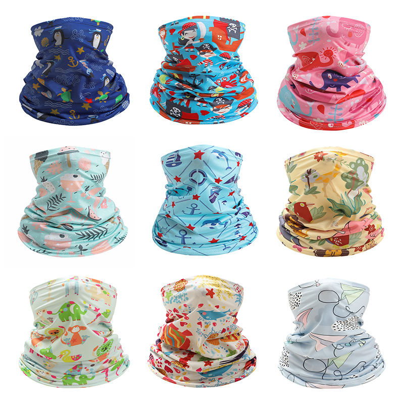 Kids Neck Cover Cute Ice Silk  - Kids Face Mask reseña y precio