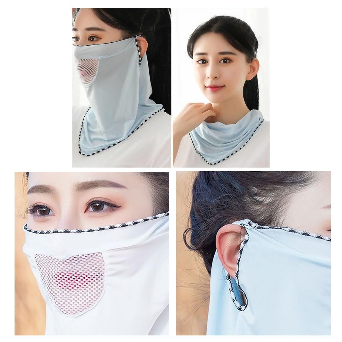 Ice Silk Mask Summer Breathabl - Neck Gaiter Face Cover reseña y precio