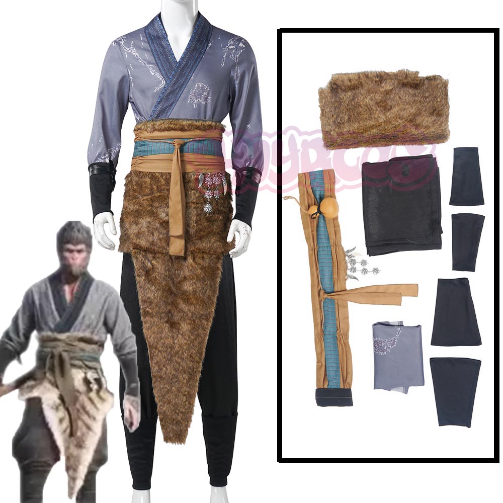 Black Myth Wukong Cosplay Cost - Black Face Mask Pack reseña y precio