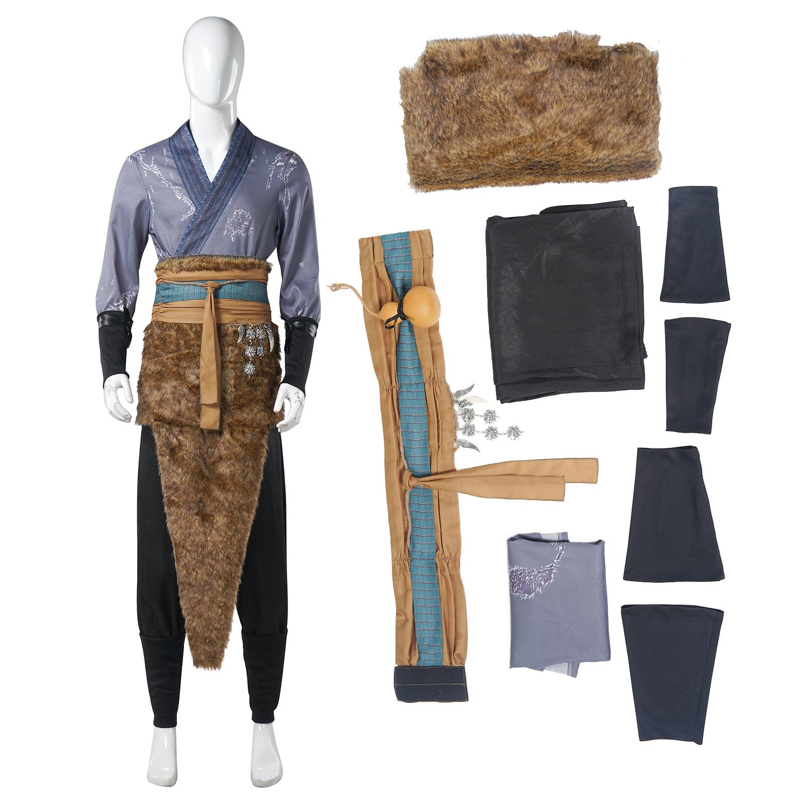Black Myth Wukong Cosplay Cost - Black Face Mask Pack reseña y precio