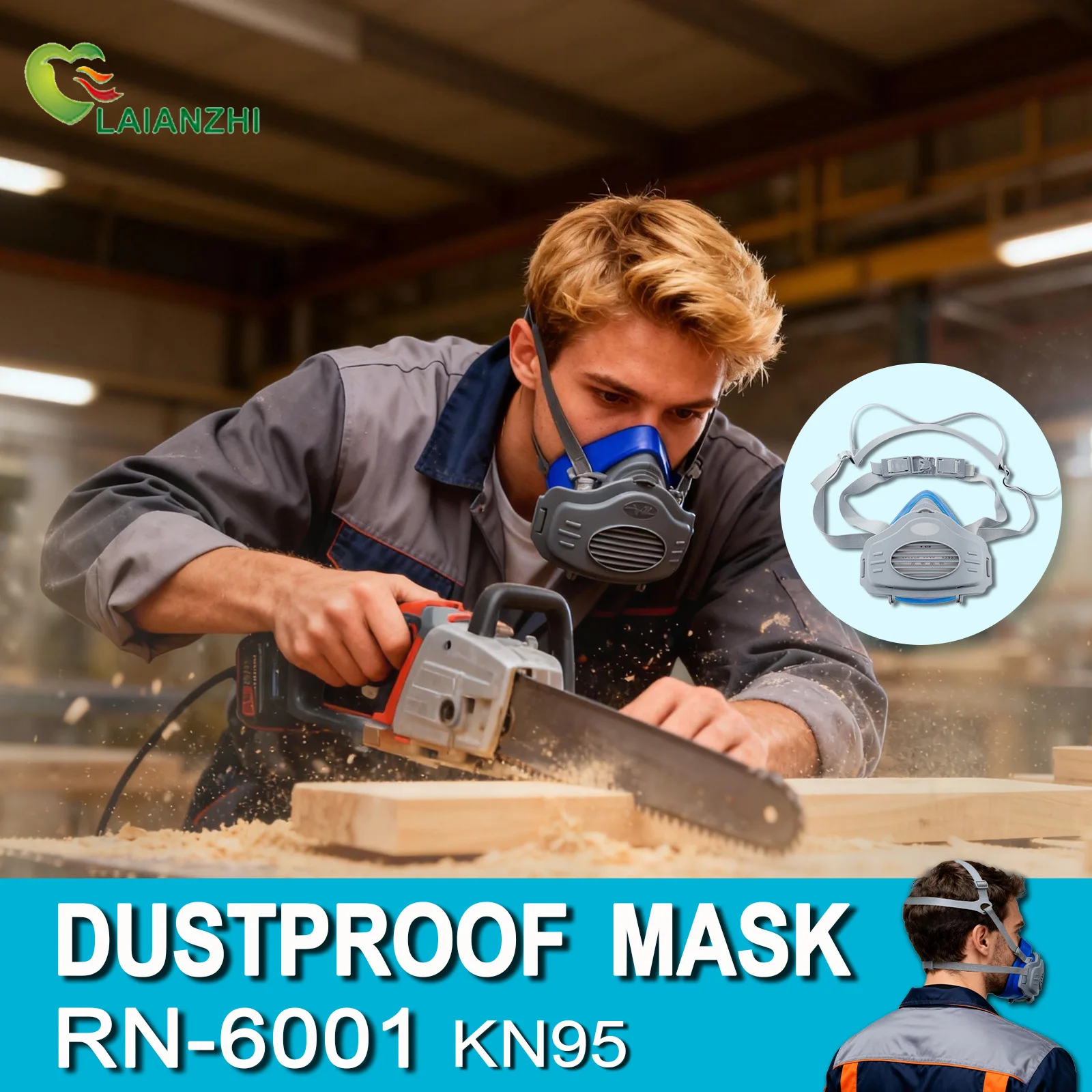 LAIANZHI Dust proof silicone m - Dust Mask Construction reseña y precio
