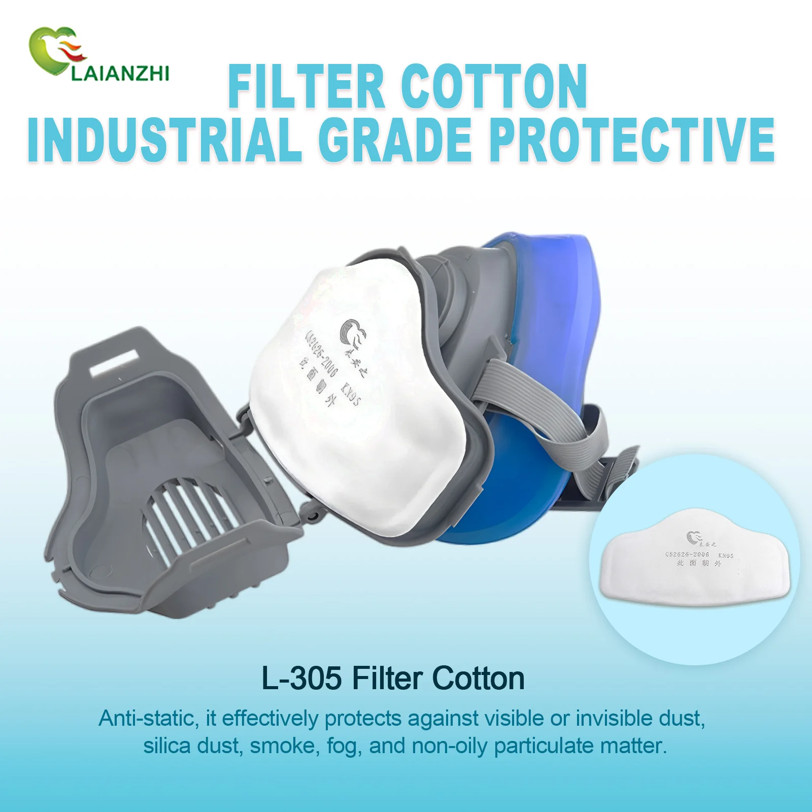LAIANZHI Dust proof silicone m - Dust Mask Construction reseña y precio