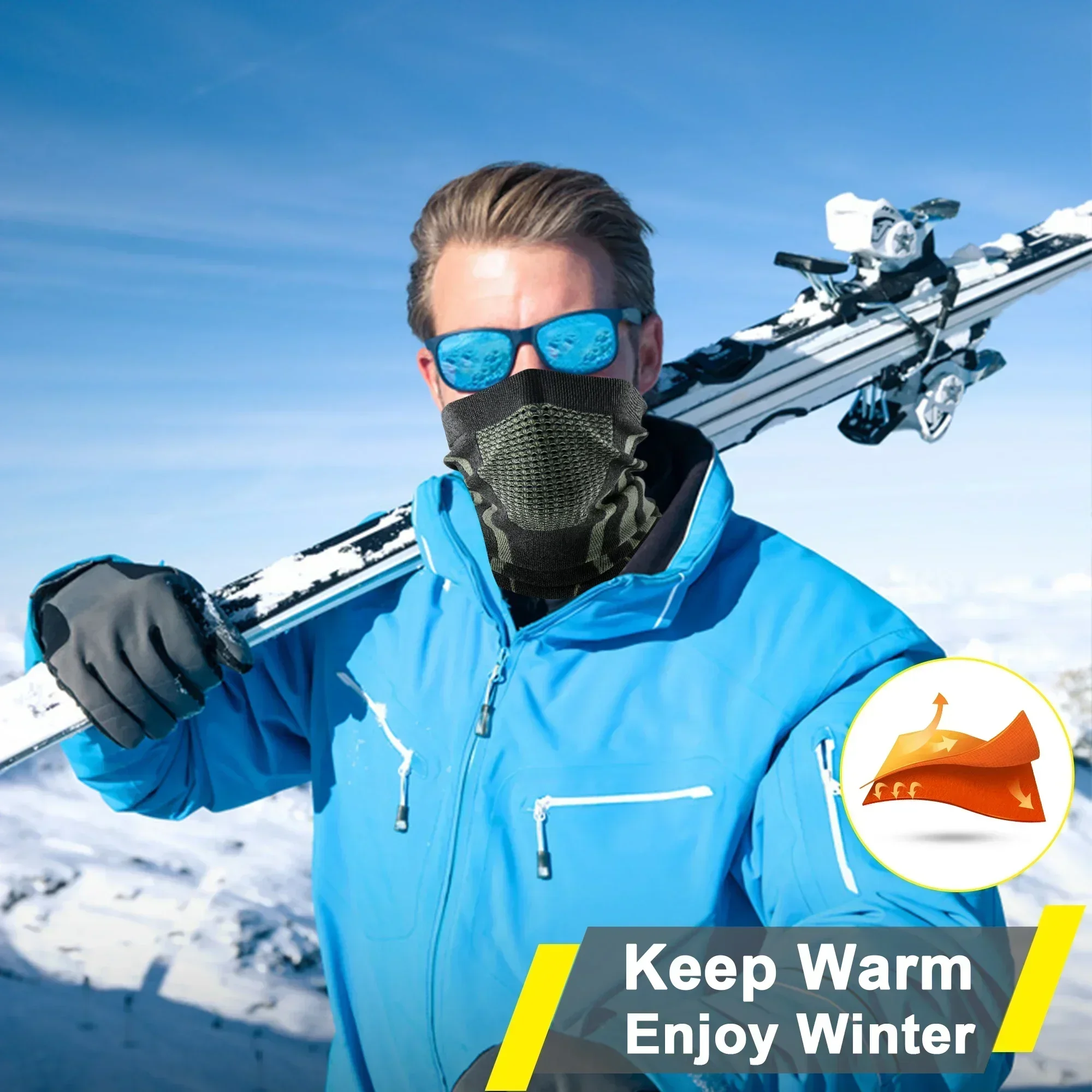 Winter Ring Tube Soft Bandana  - Neck Gaiter Face Cover reseña y precio